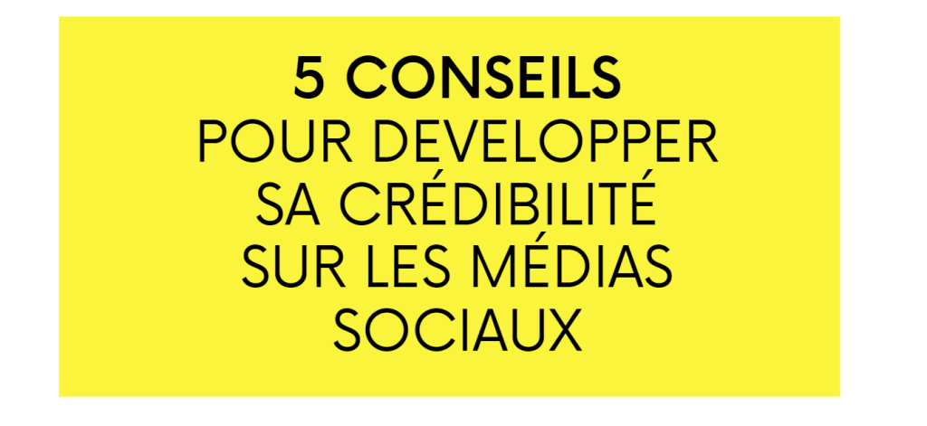 Ne courez pas après la popularité, courez après la crédibilité.